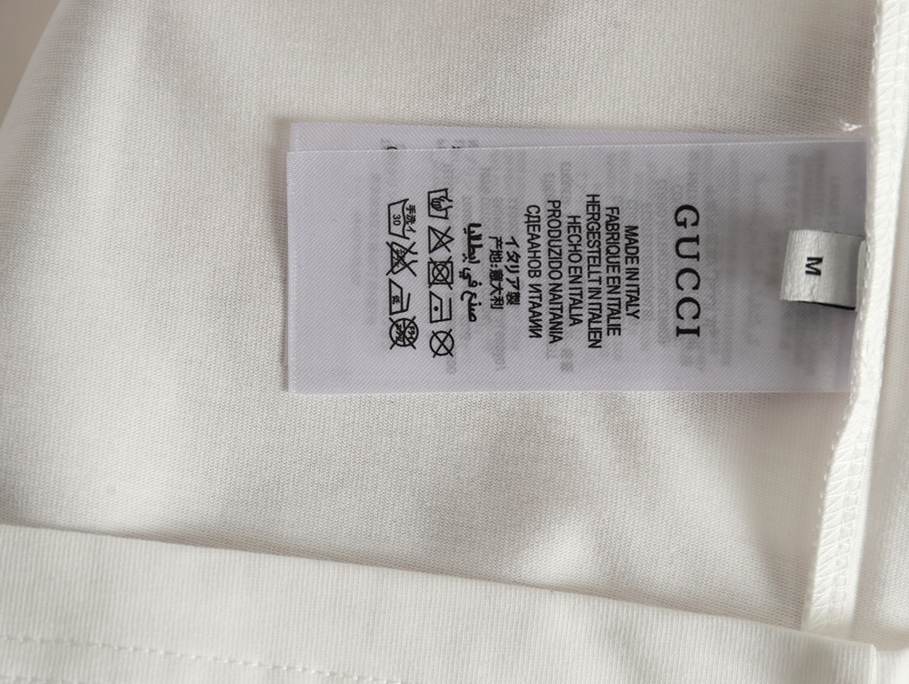 G*u*i square letter print short sleeve t-shirt