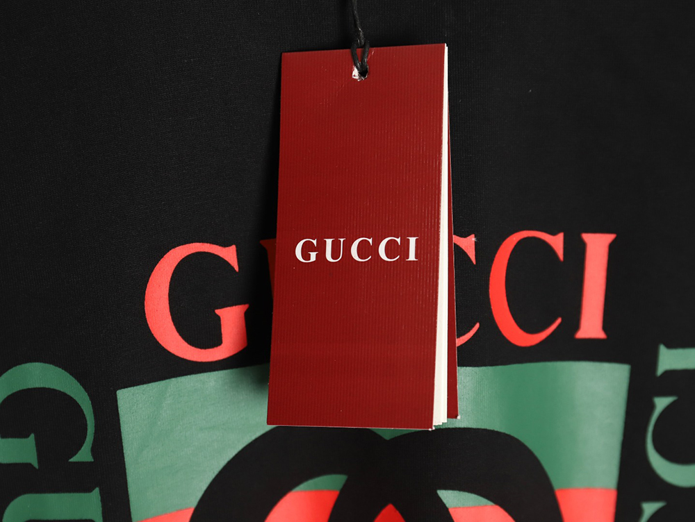 G*u*i square letter print short sleeve t-shirt tsk1