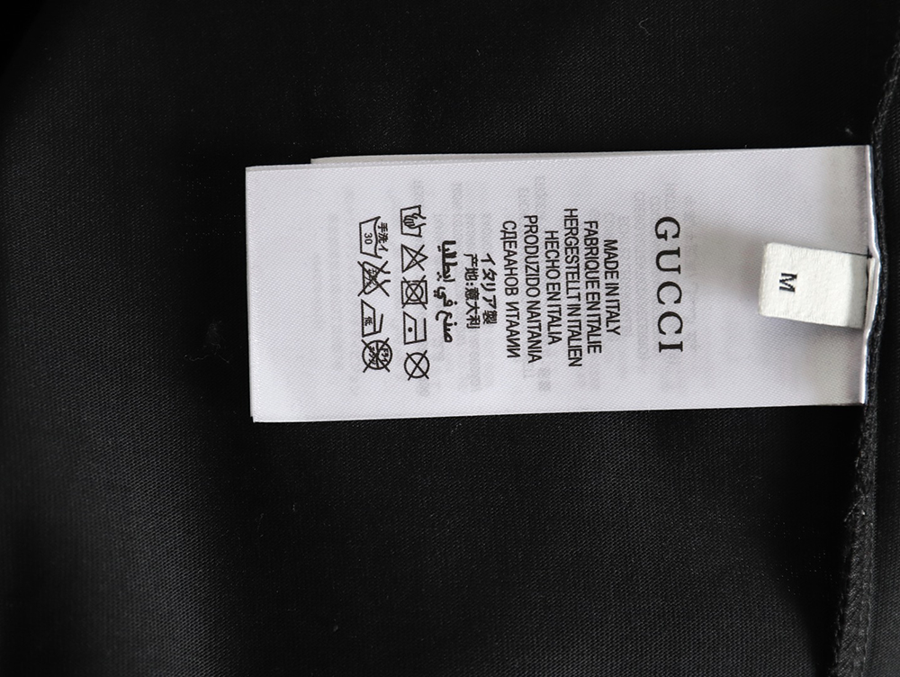 G*u*i square letter print short sleeve t-shirt tsk1