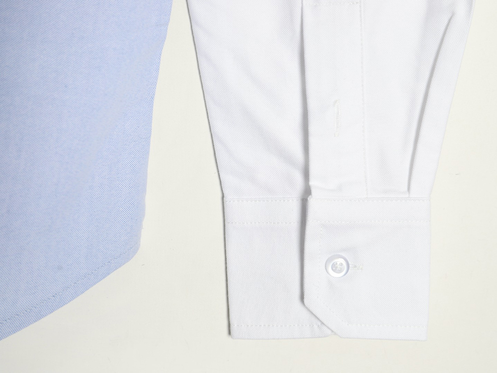 Thom Browne Double Sleeve Colorblock Long Sleeve Shirt