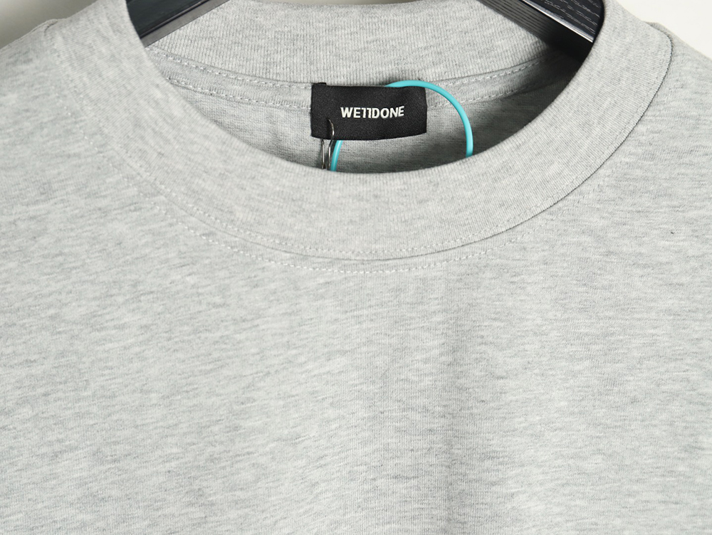 We11 Done Logo Embroidered Simple Long Sleeve T-Shirt TSK1