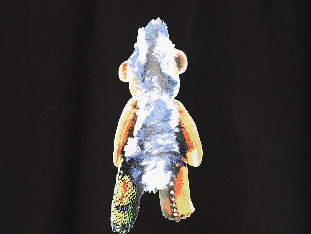We11 Done Creative Bear Print Short Sleeve T-shirt TSK1