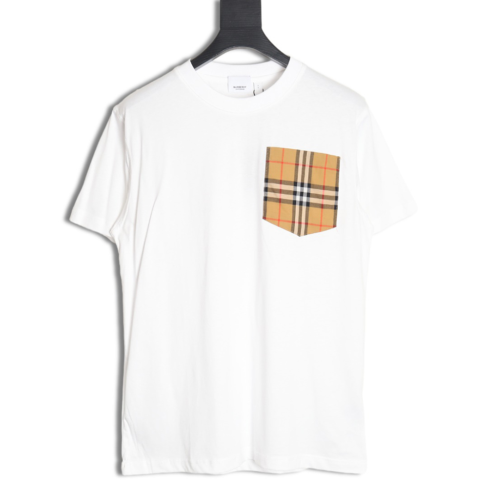 B**rry classic check pocket short sleeve t-shirt