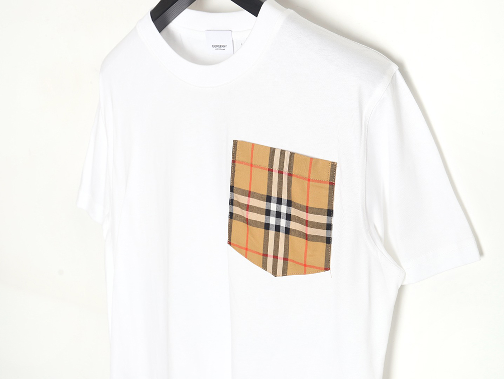 B**rry classic check pocket short sleeve t-shirt