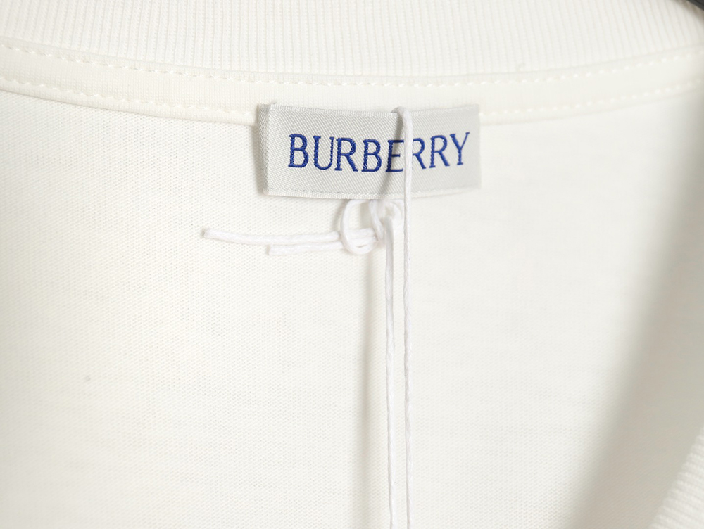 B**rry striped print embroidered horse short sleeves