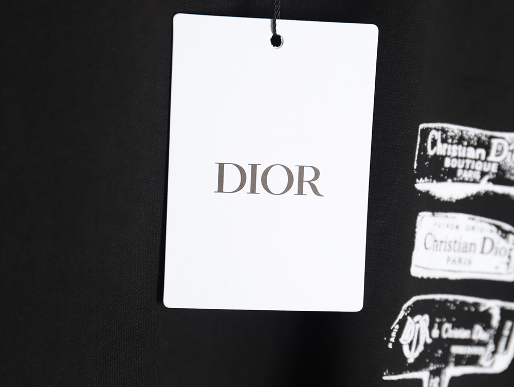D*or flocked print logo short-sleeve tsk1