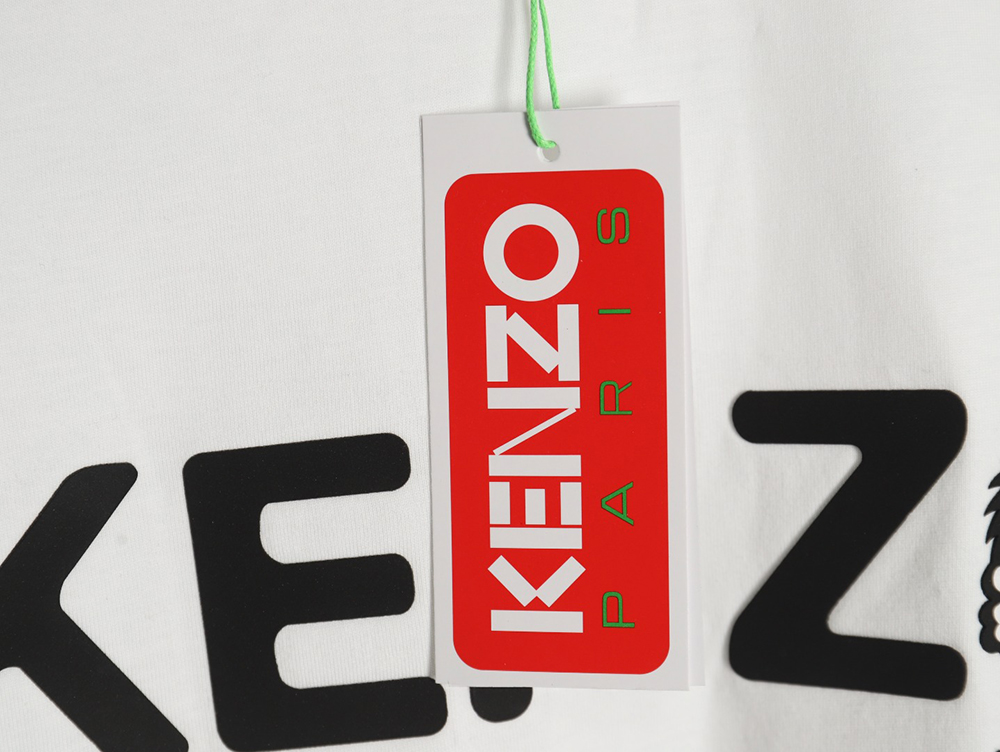 Kenzo Dragon Year Limited Edition Letter Short Sleeve T-shirt