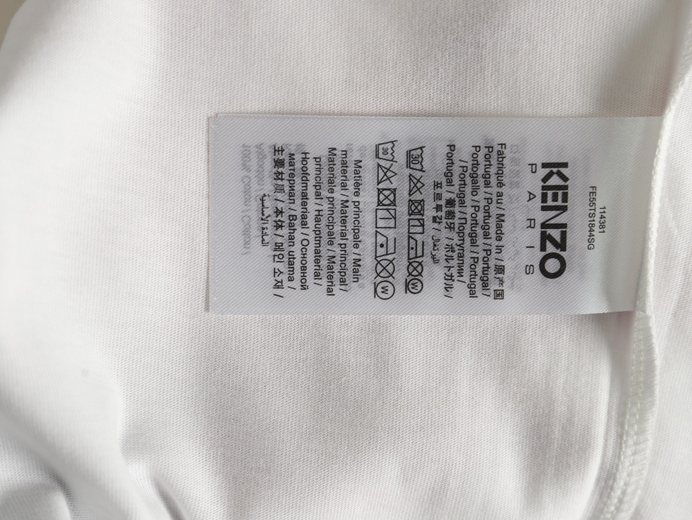 Kenzo Dragon Year Limited Edition Letter Short Sleeve T-shirt