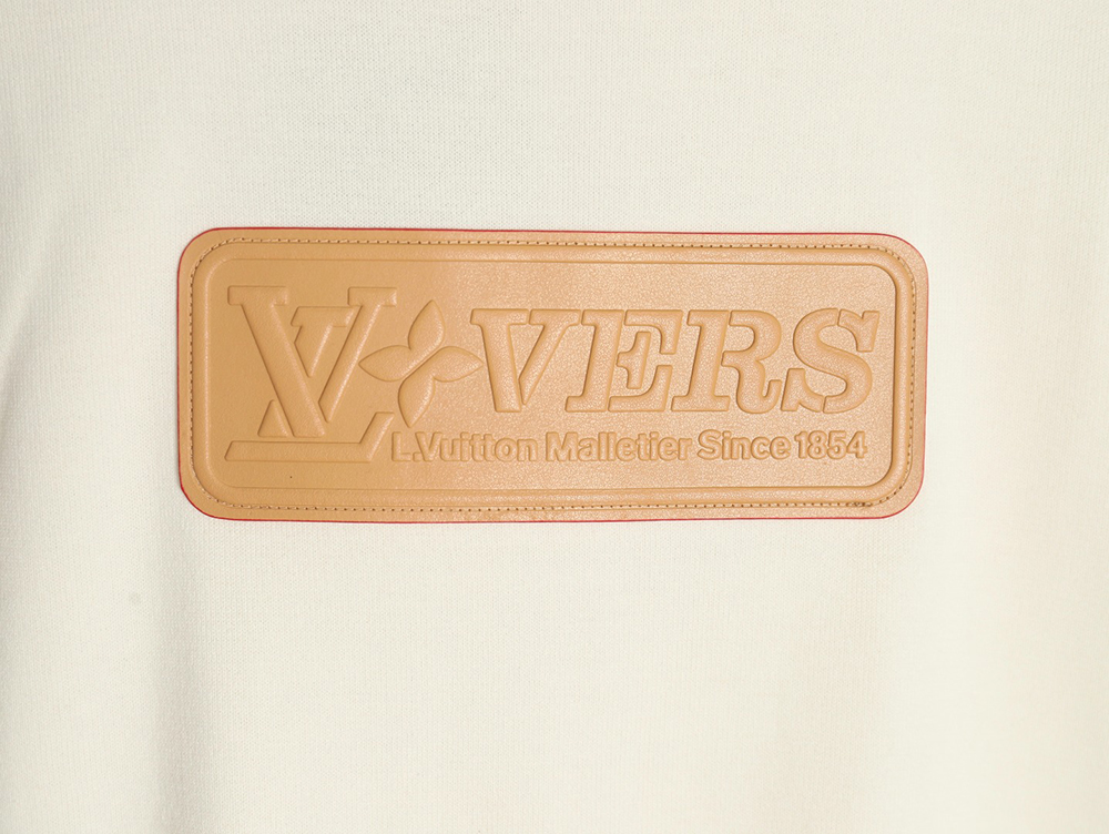 l0*is V*t0n yellow chest logo knitted short-sleeved t-shirt