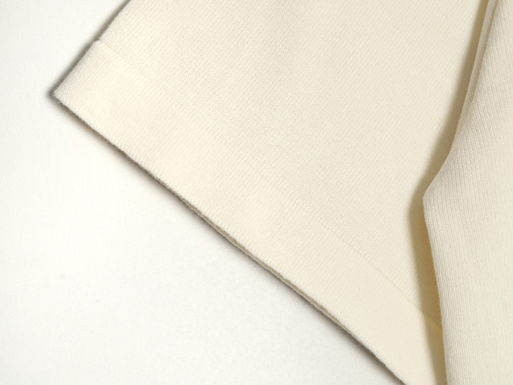 l0*is V*t0n yellow chest logo knitted short-sleeved t-shirt