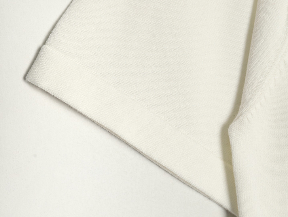 l0*is V*t0n rope embroidery knitted short-sleeved t-shirt