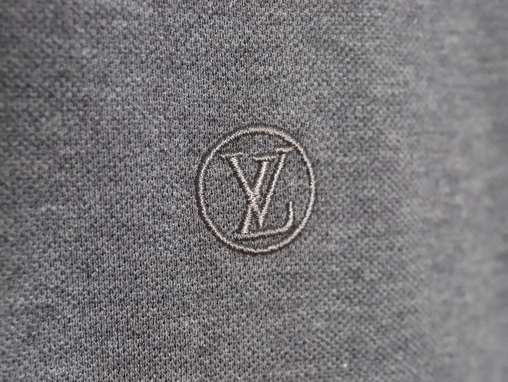 l0*is V*t0n letter embroidery logo short-sleeved polo shirt tsk1
