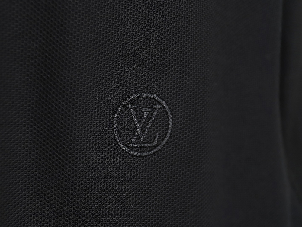 l0*is V*t0n letter embroidery logo short-sleeved polo shirt tsk3