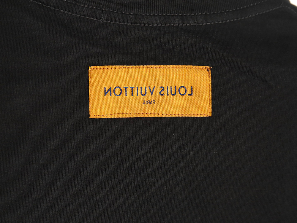 l0*is V*t0n flame lettering print short sleeves tsk1