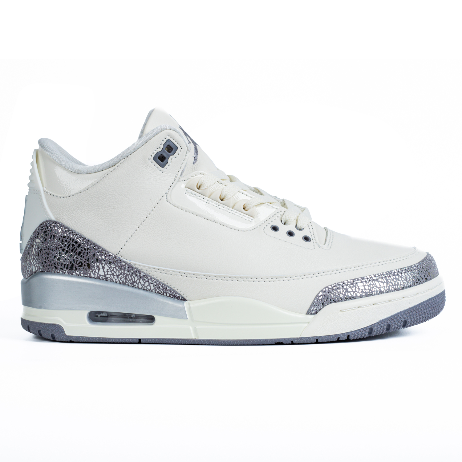 Air Jordan 3 Retro ''Sail Metallic Silver''