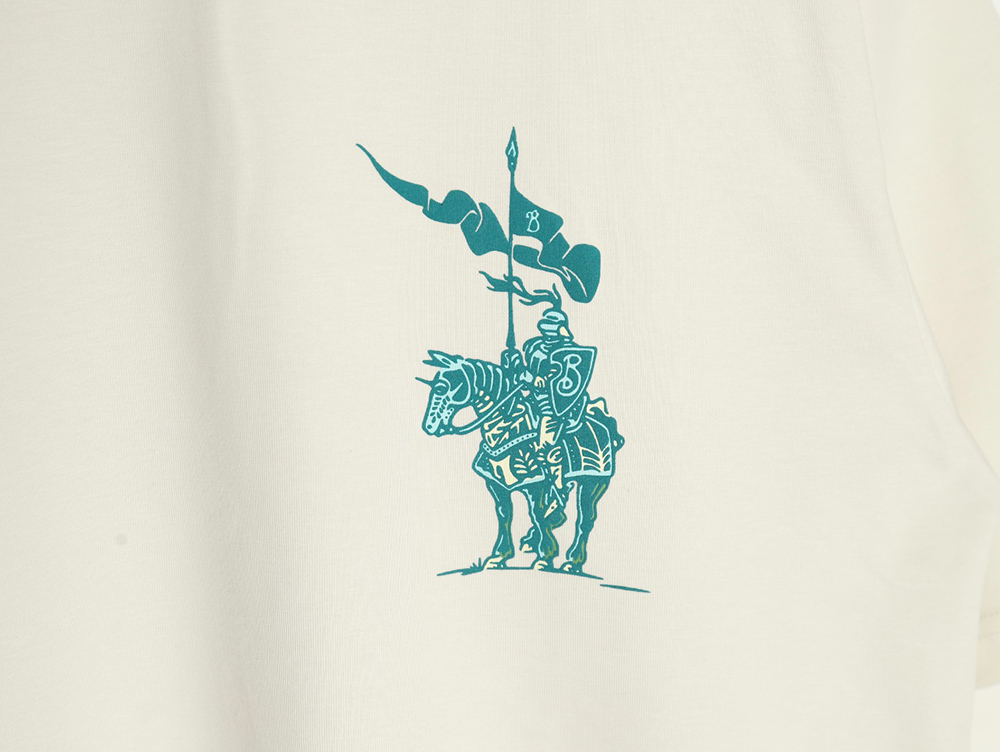 B**rry warhorse logo foam print short sleeve t-shirt