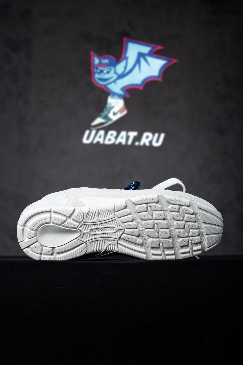 New Balance & Miu Miu 530 SL suede and mesh sneakers