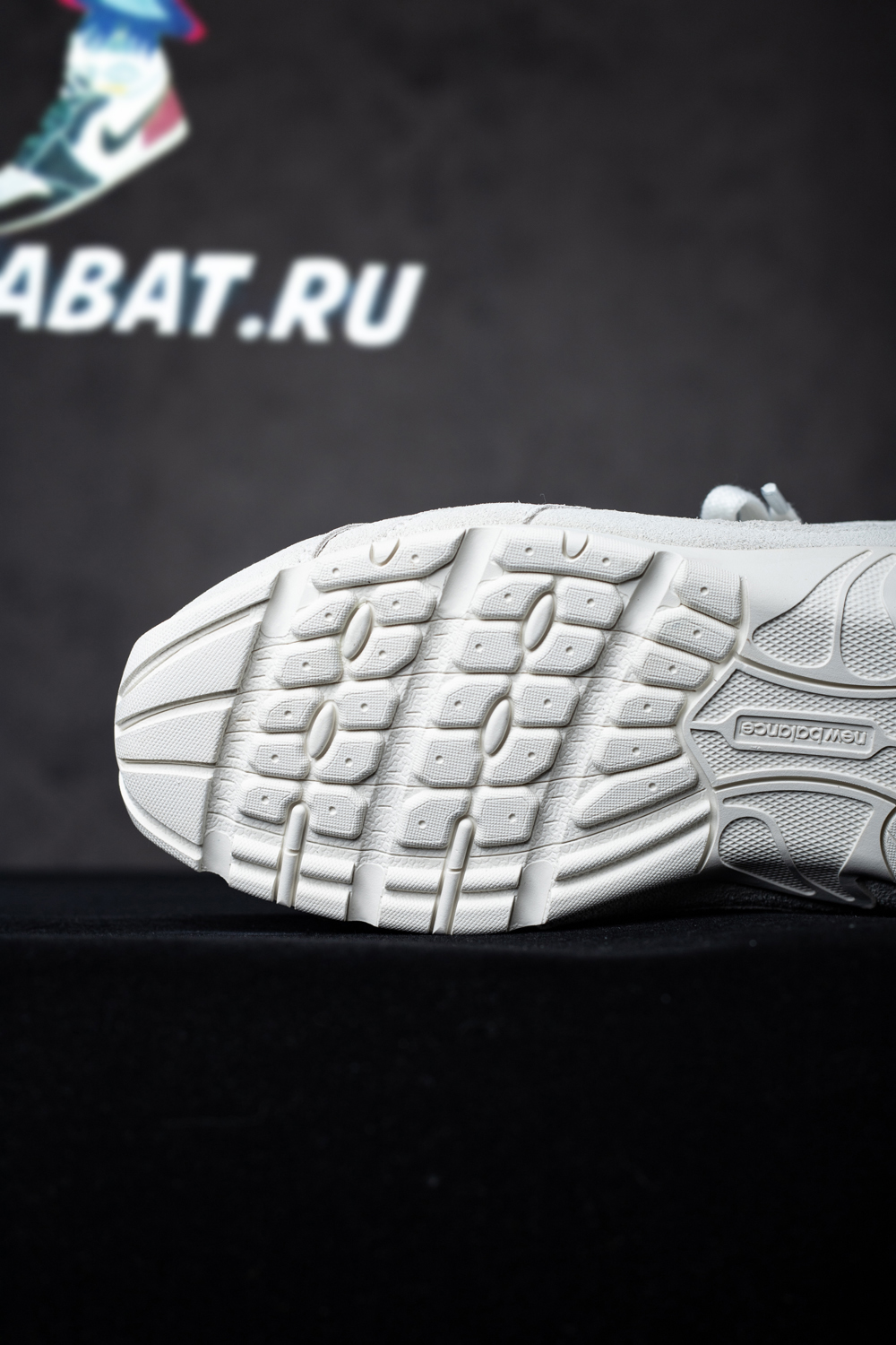 New Balance & Miu Miu 530 SL suede and mesh sneakers