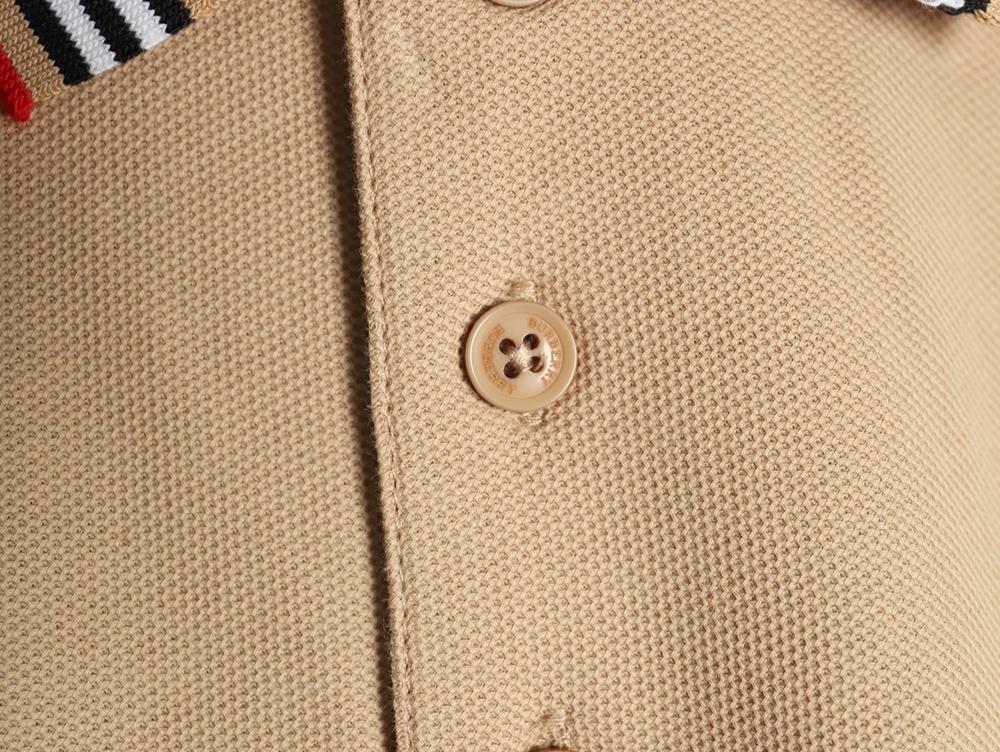 B**rry classic collar stripe logo embroidered short sleeve polo shirt tsk1