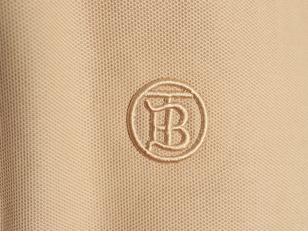 B**rry classic collar stripe logo embroidered short sleeve polo shirt tsk1