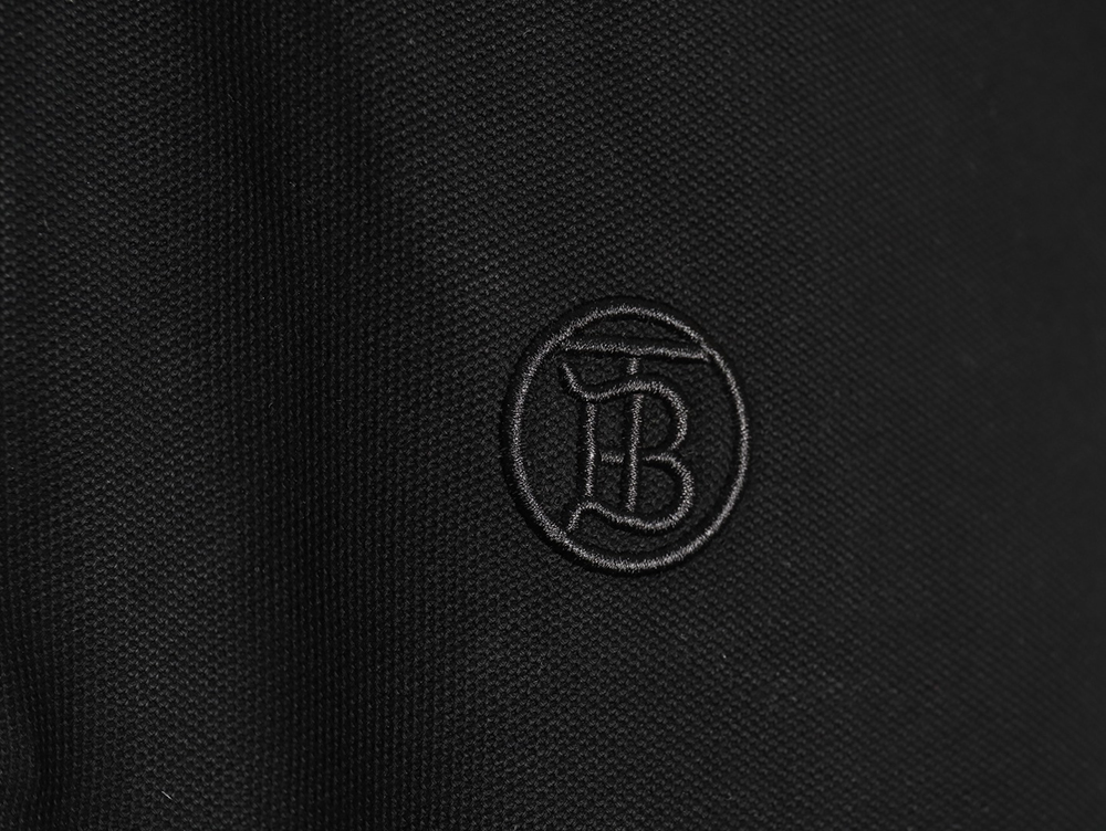 B**rry classic collar stripe logo embroidered short sleeve polo shirt tsk2