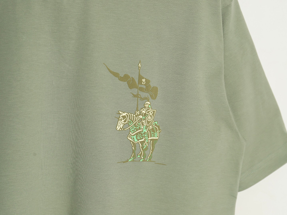 B**rry warhorse logo colorblock foam print short sleeve t-shirt tsk1