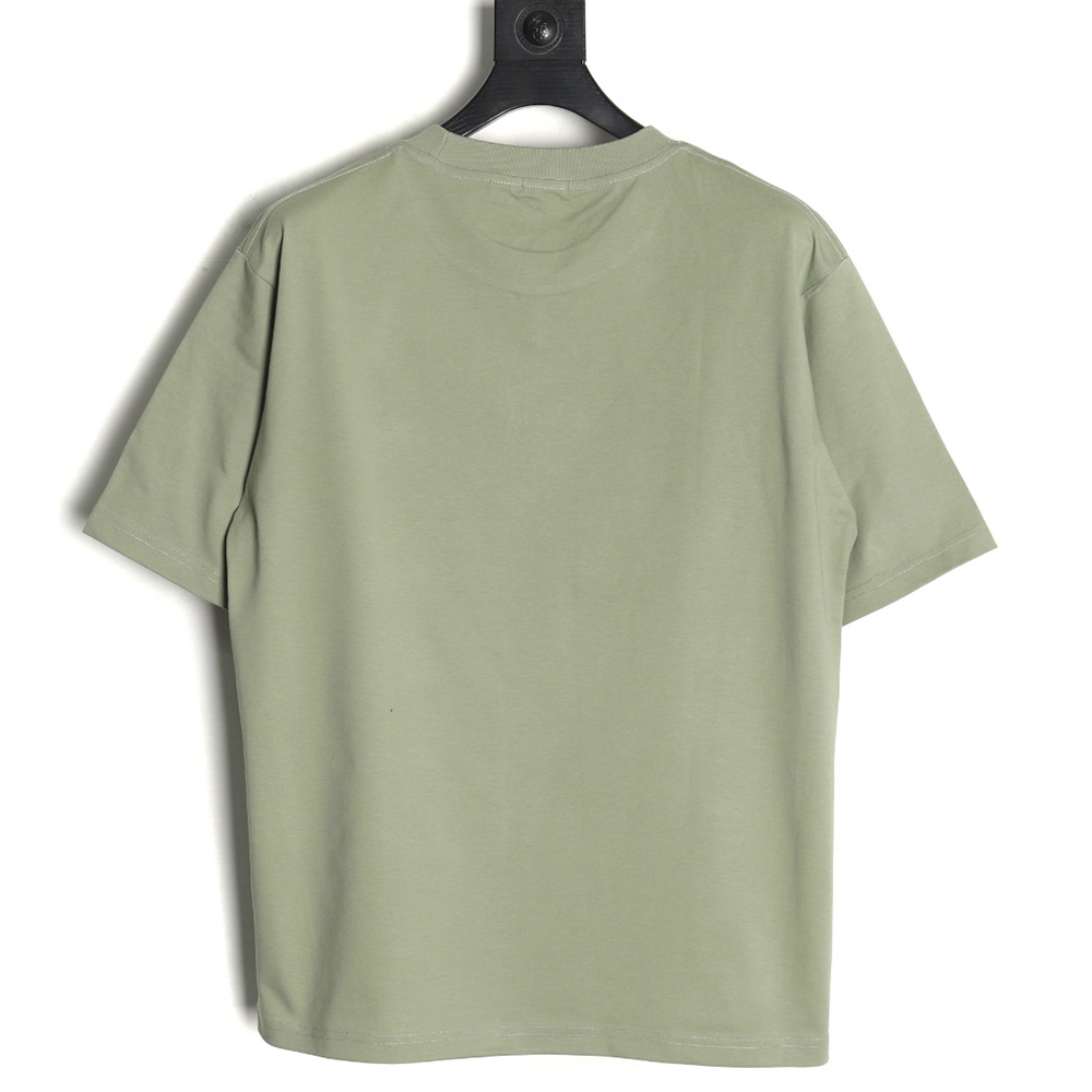 B**rry warhorse logo colorblock foam print short sleeve t-shirt tsk1