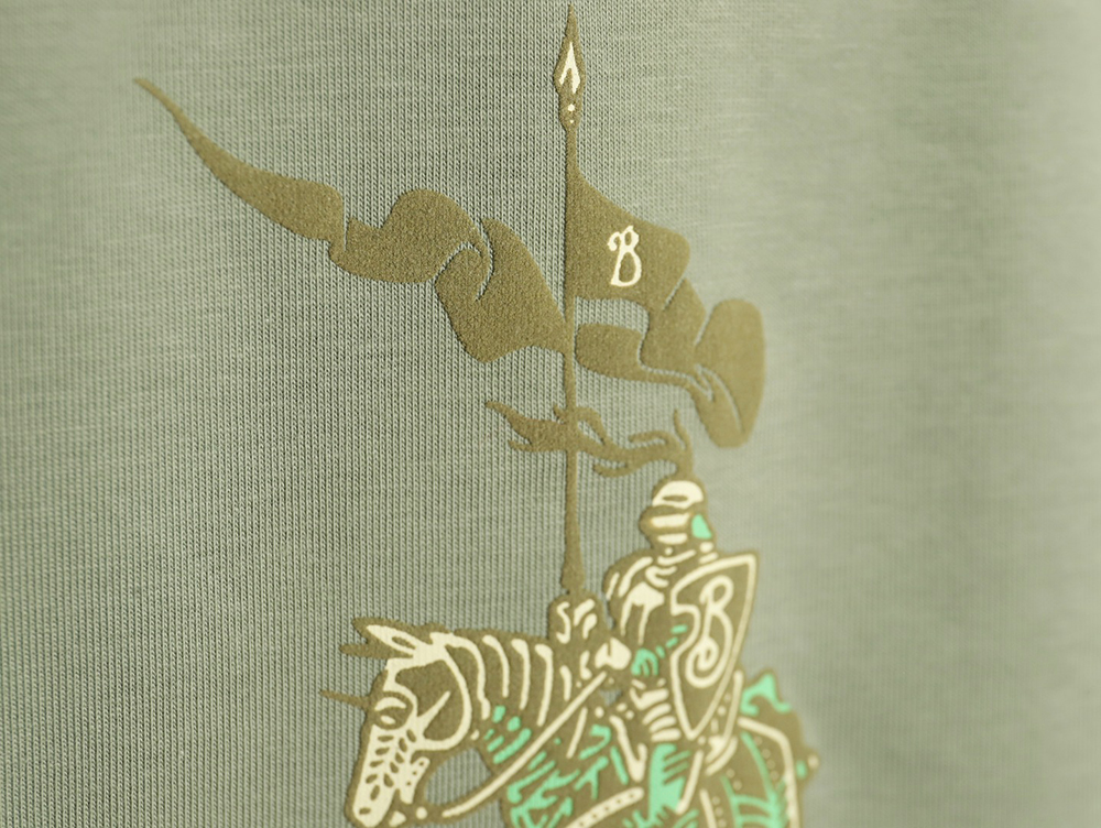 B**rry warhorse logo colorblock foam print short sleeve t-shirt tsk1