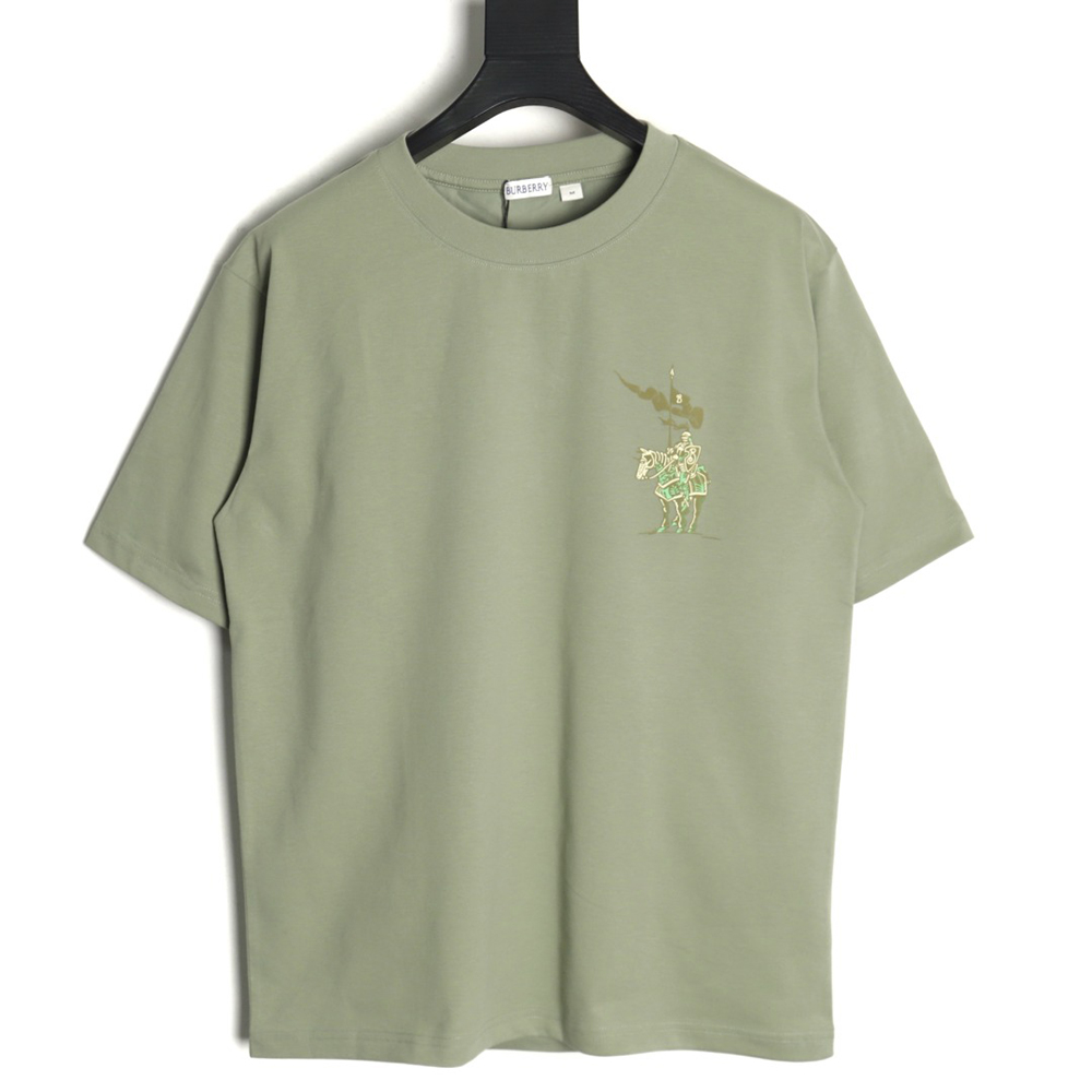 B**rry warhorse logo colorblock foam print short sleeve t-shirt tsk1