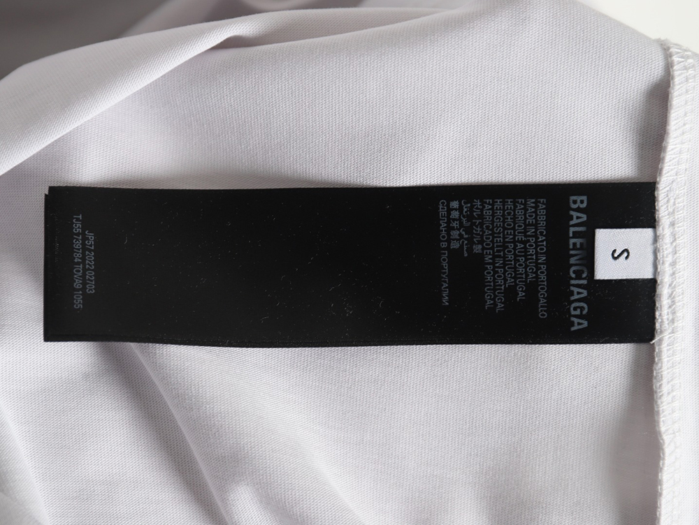 Ba*len*cia*ga & lamborghini printed short-sleeved t-shirt tsk1