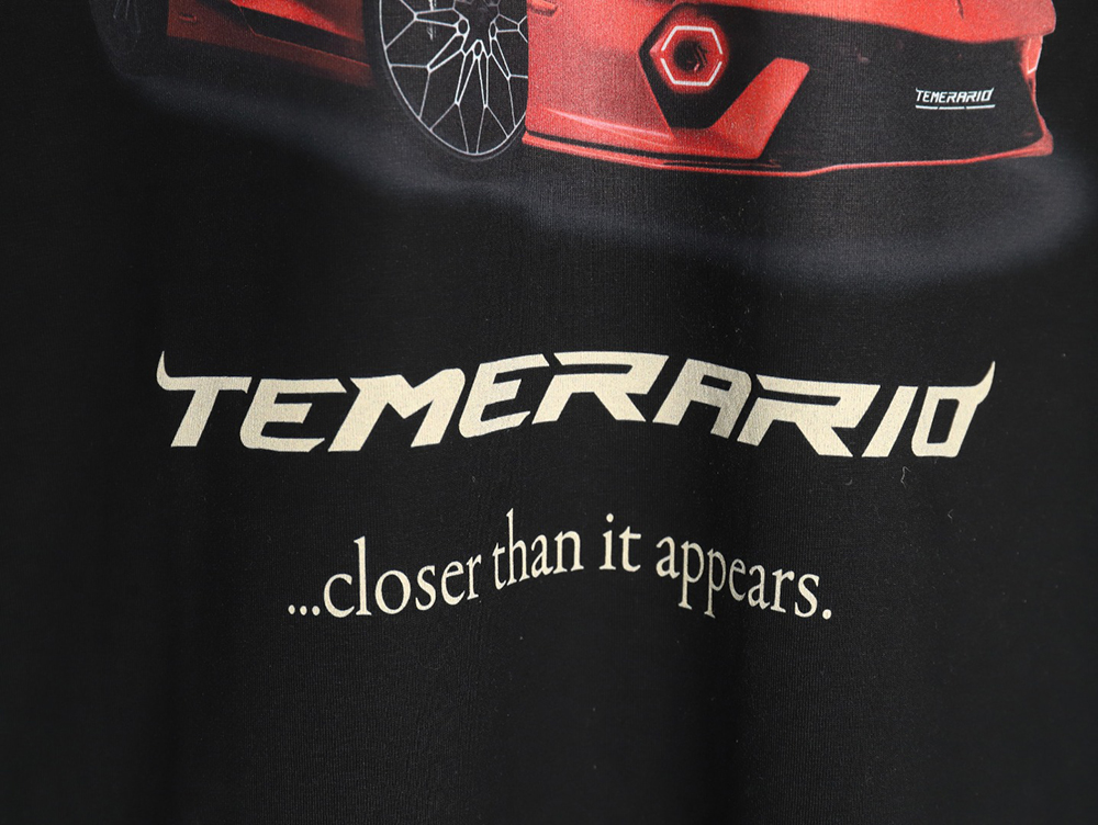 Ba*len*cia*ga & lamborghini printed short-sleeved t-shirt tsk2