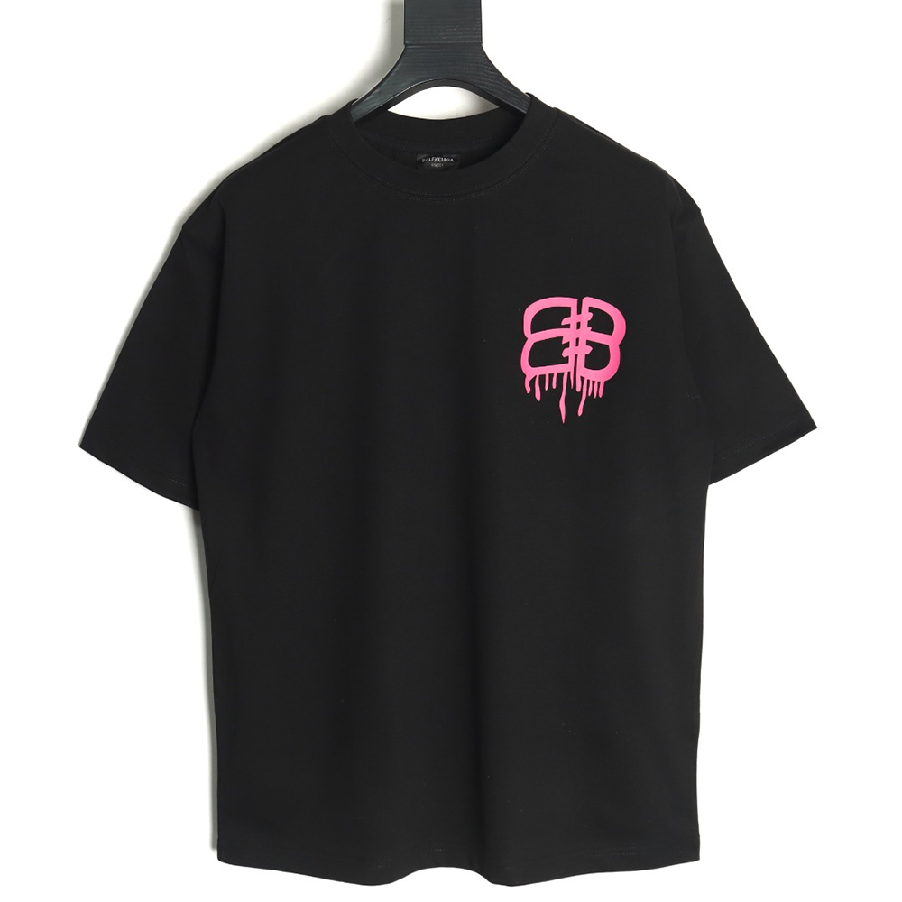 Ba*len*cia*ga graffiti lettering logo short sleeve
