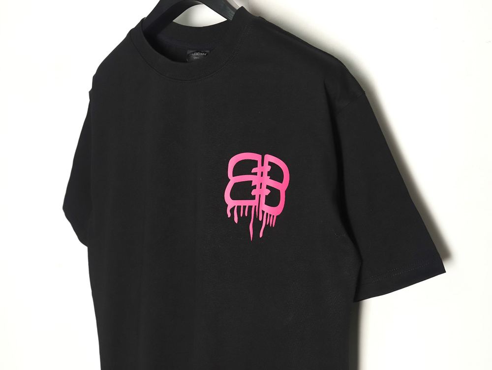 Ba*len*cia*ga graffiti lettering logo short sleeve