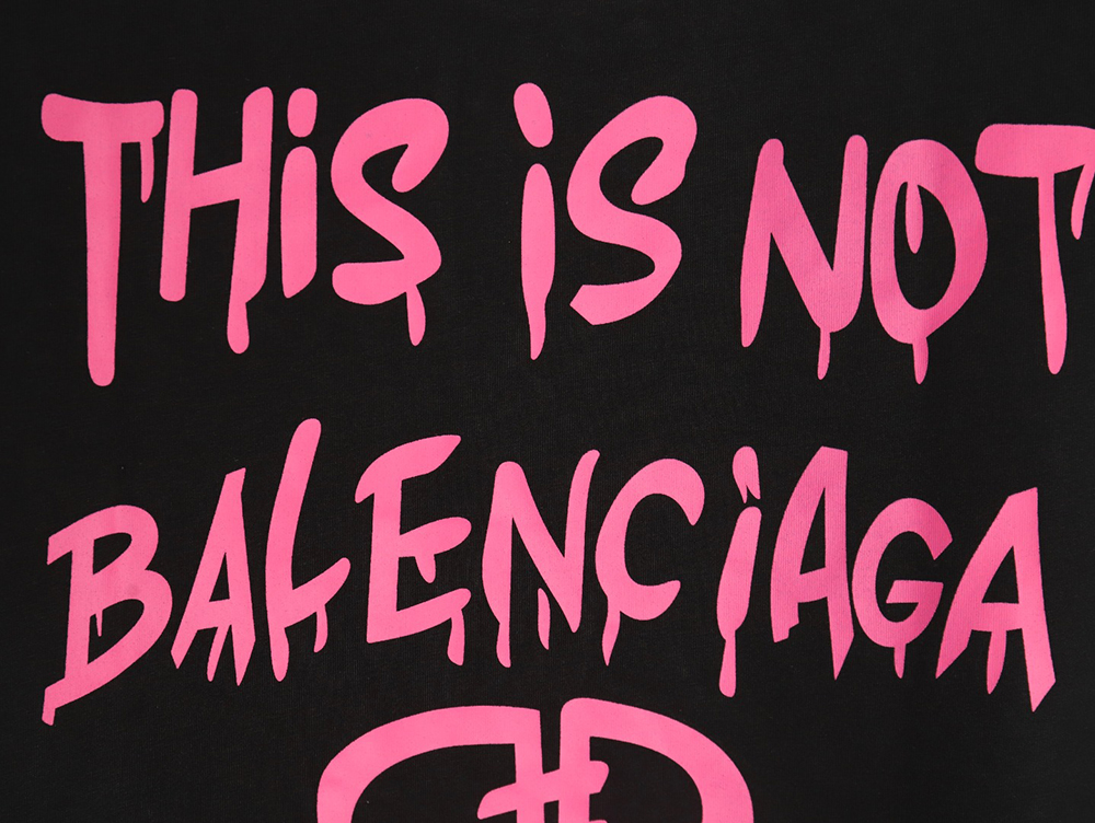 Ba*len*cia*ga graffiti lettering logo short sleeve