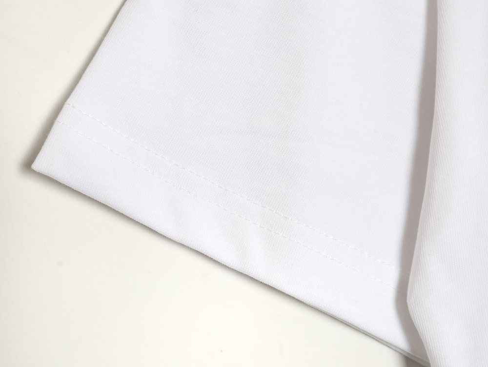 D*or heart monogram letter foam print short sleeves