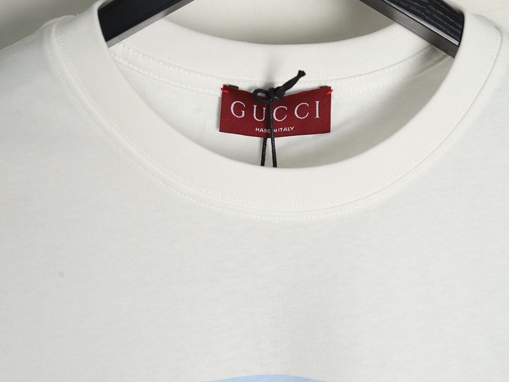 G*u*i hollow letter logo print short sleeve