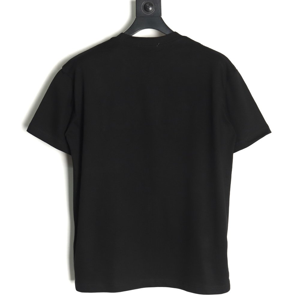 G*u*i chest lettering embroidered short sleeve t-shirt