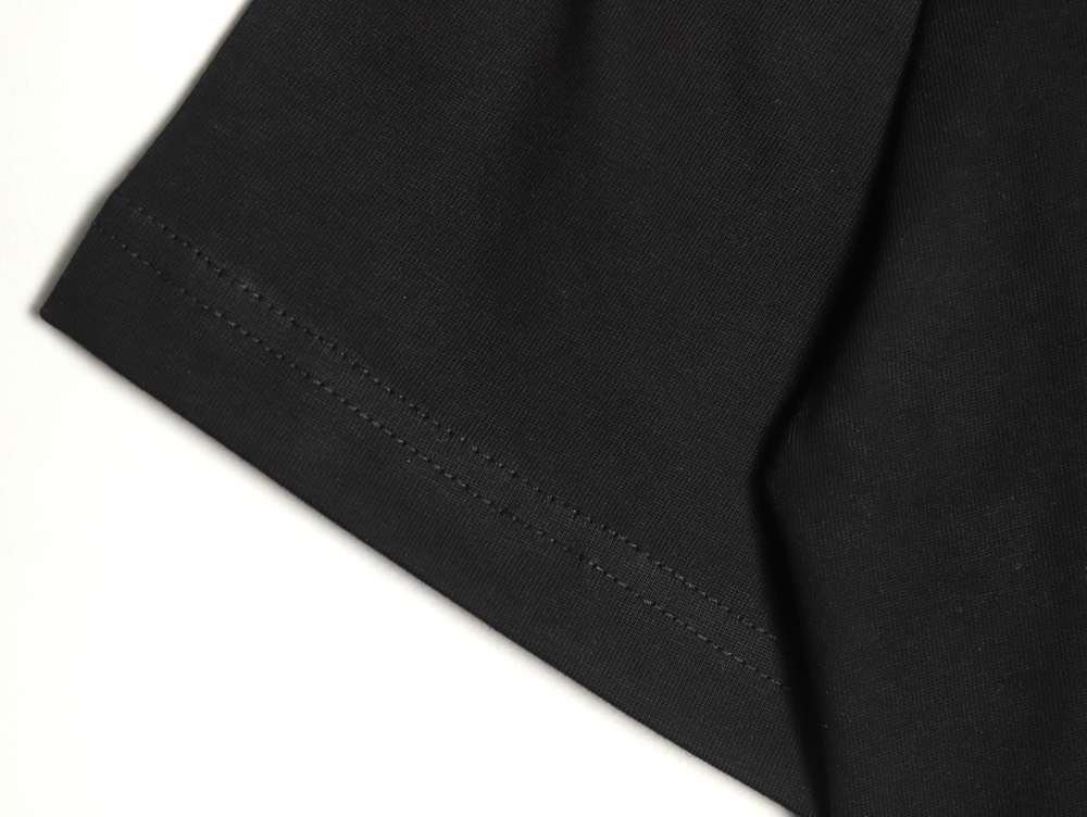 G*u*i chest lettering embroidered short sleeve t-shirt