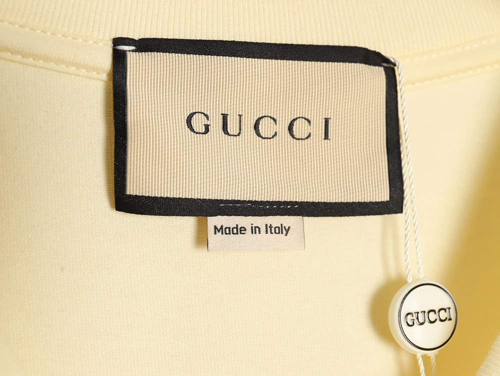 G*u*i mario colorful lettering short-sleeved t-shirt