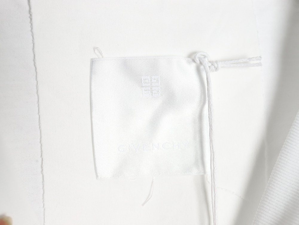 Givenchy chest 4G topstitch embroidered short sleeves