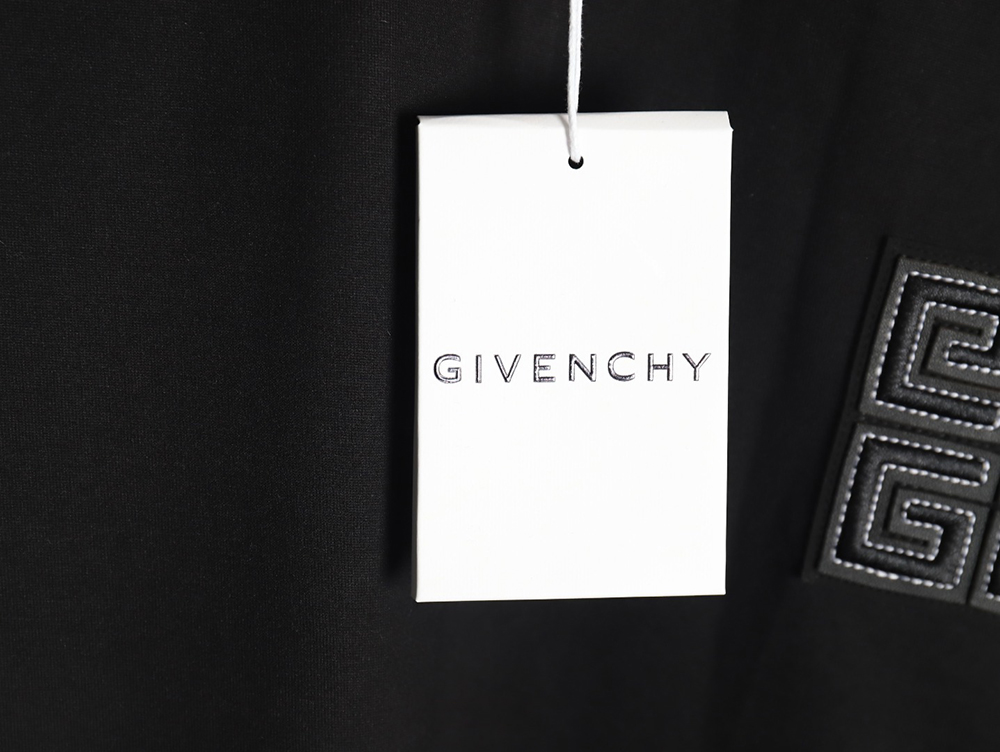 Givenchy chest 4G topstitch embroidered short sleeves TSK1