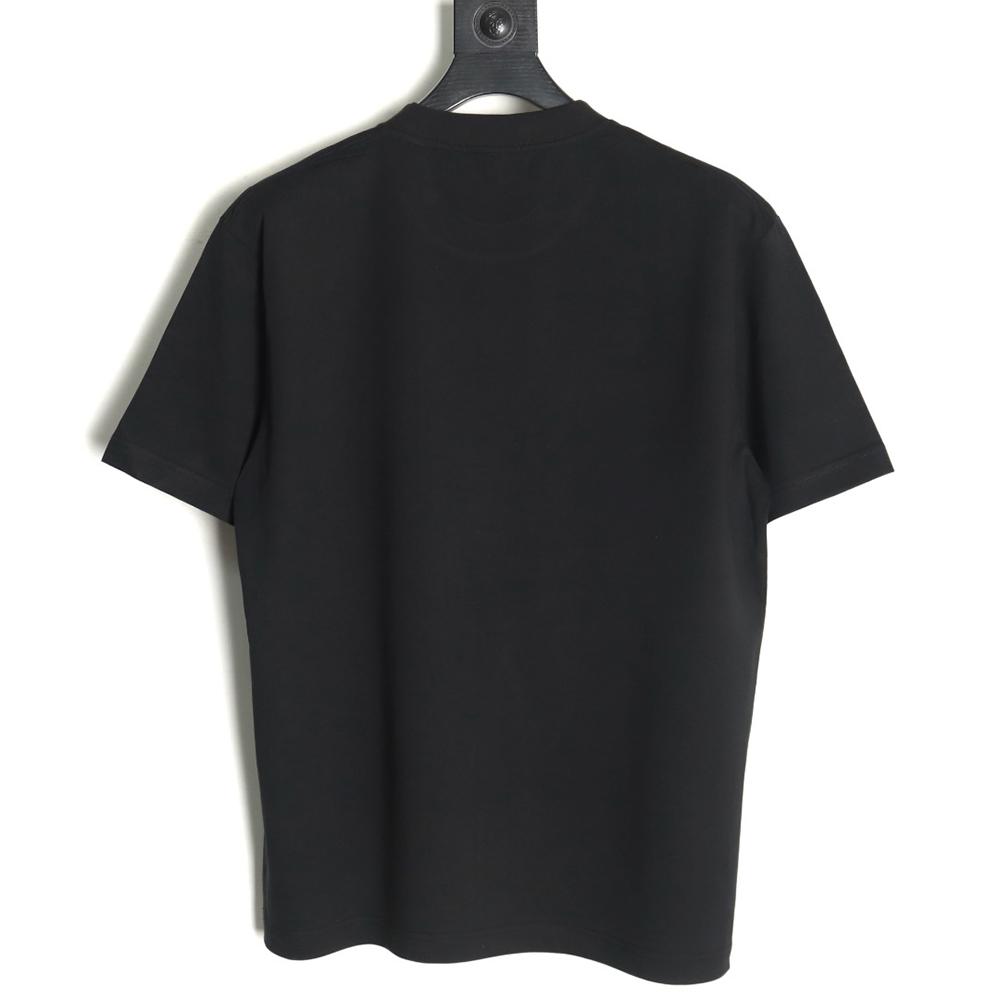 L0ew* & hals moving castle joint pocket flame embroidered short sleeve t-shirt tsk1