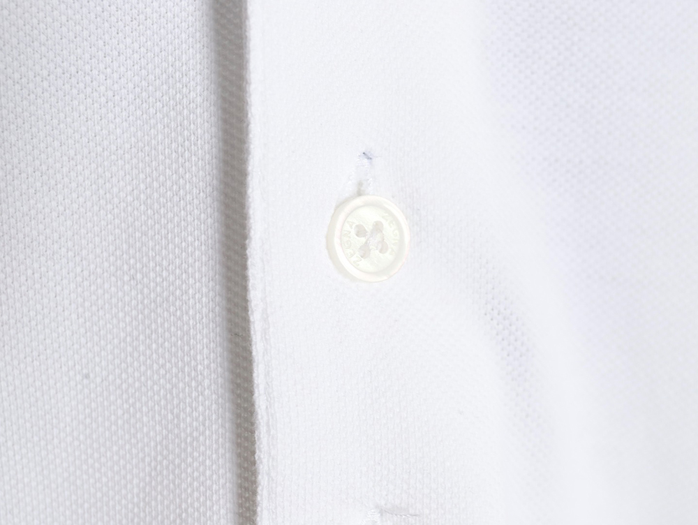Zegna classic chest letter embroidered polo shirt