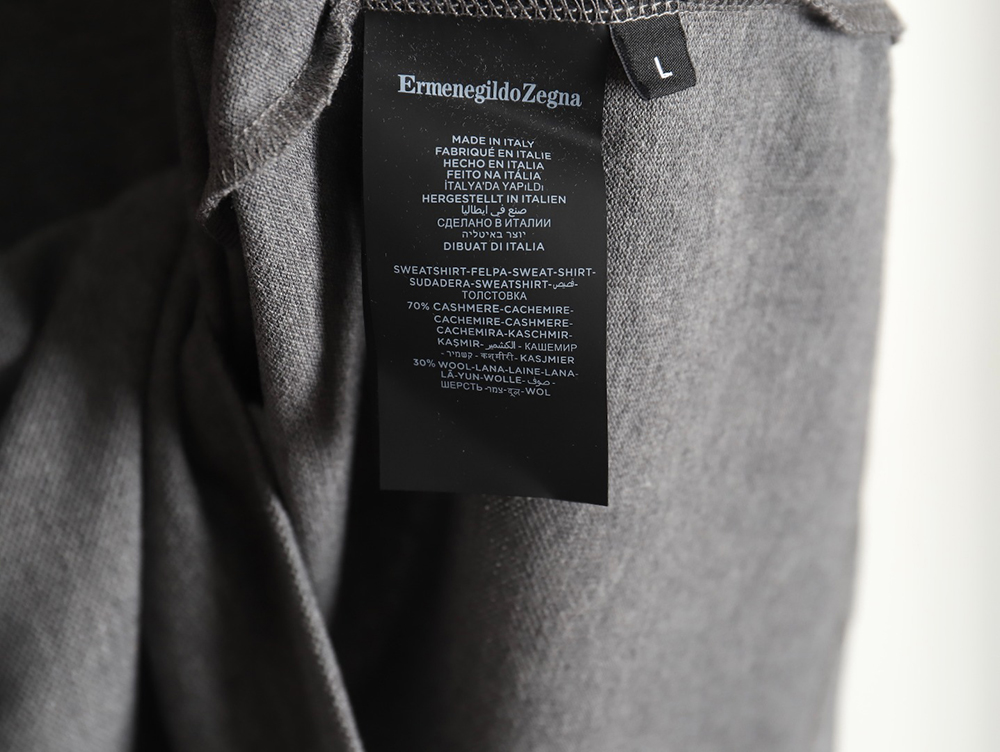 Zegna classic chest letter embroidered polo shirt TSK1