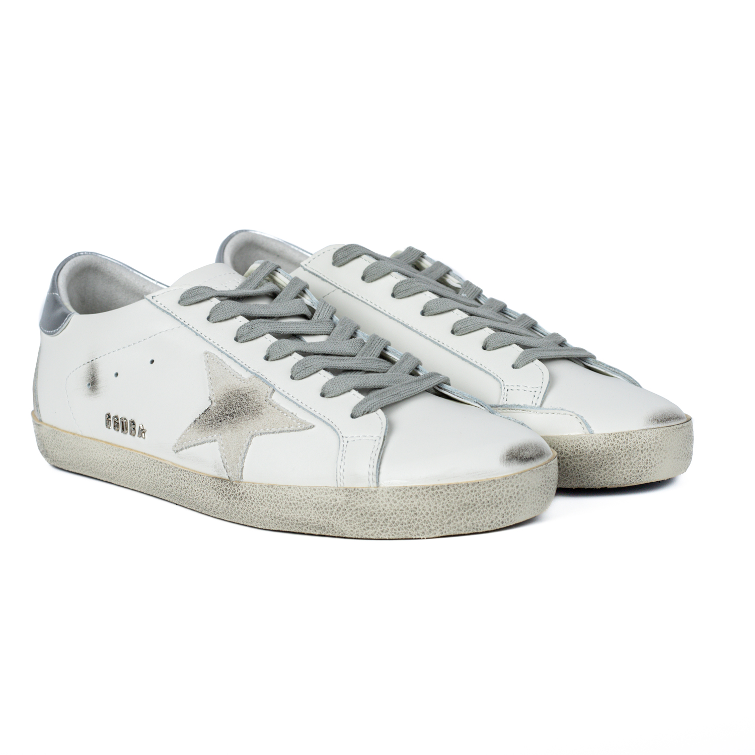 golden goose S*per-star white silver
