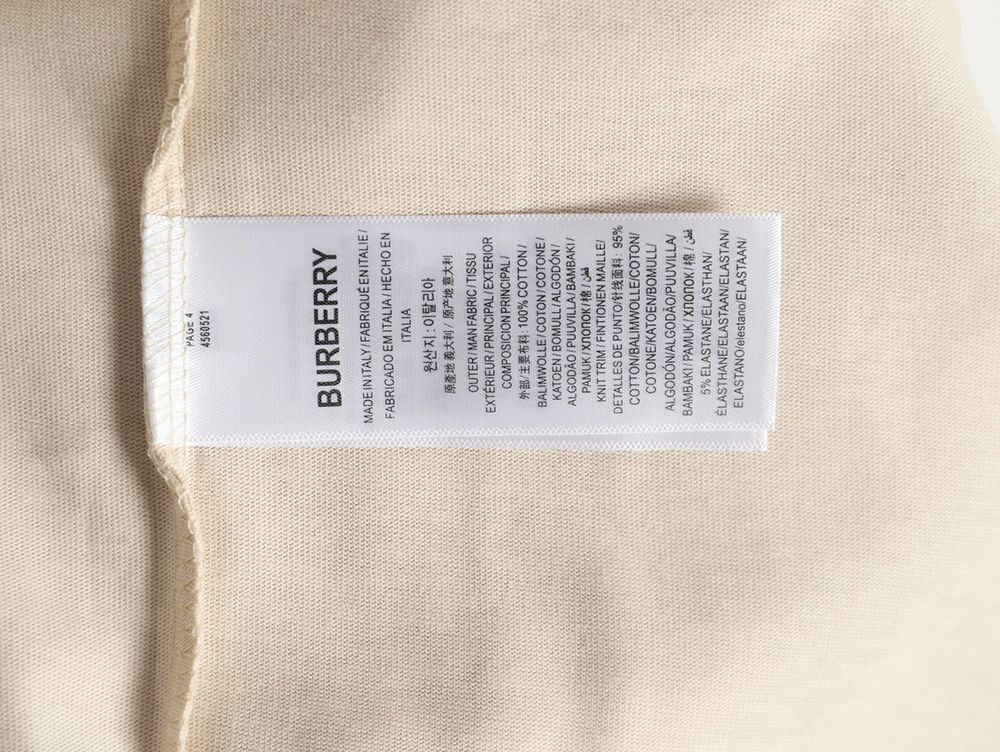 B**rry bee flocked short sleeve t-shirt