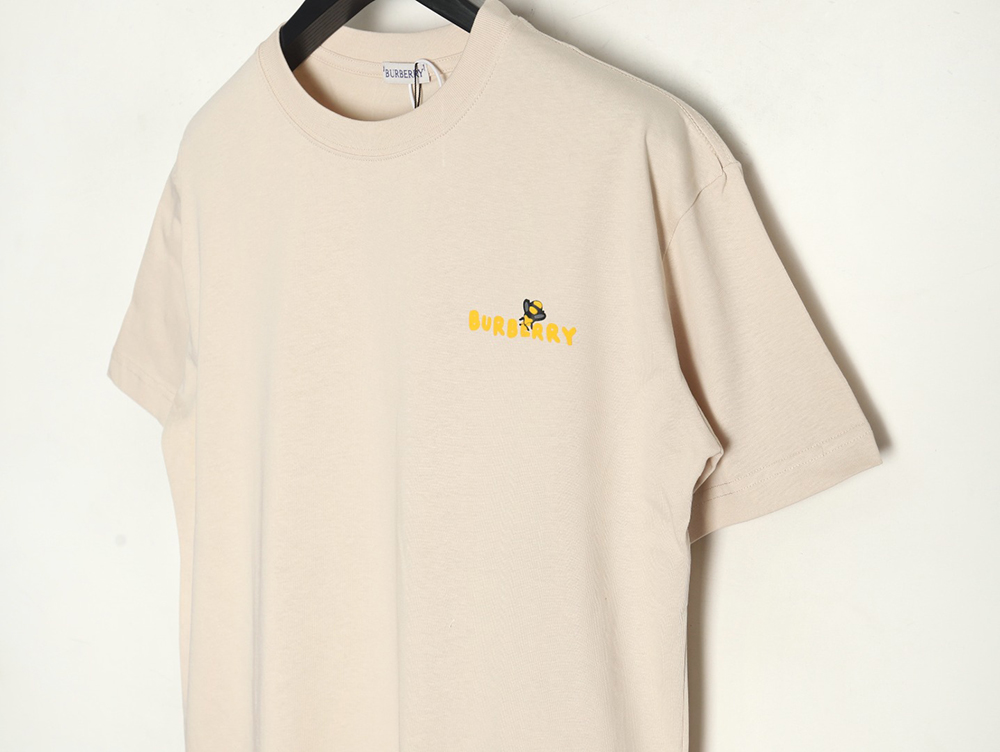 B**rry bee flocked short sleeve t-shirt