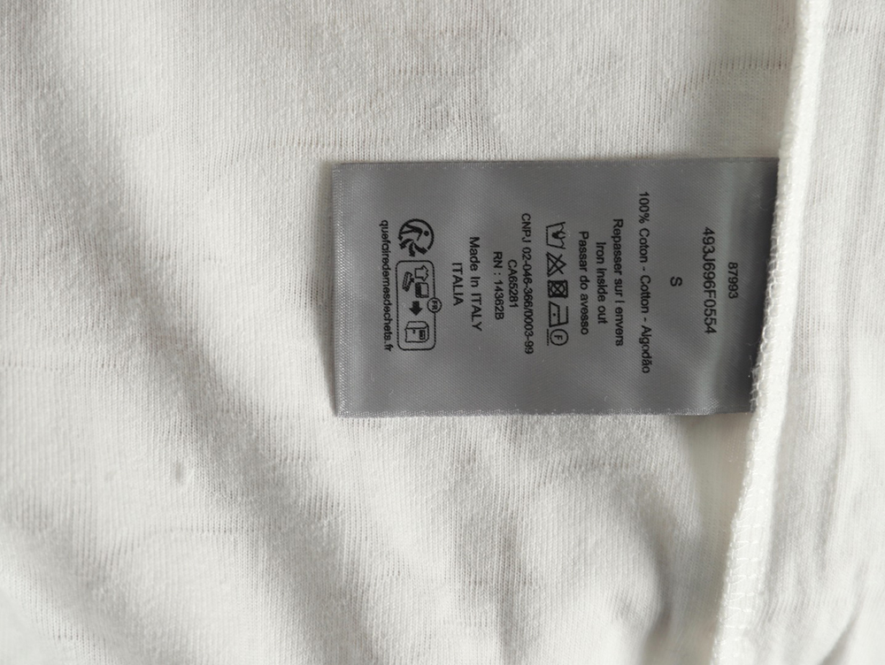 D*or classic jacquard full-print lettering short-sleeved t-shirt