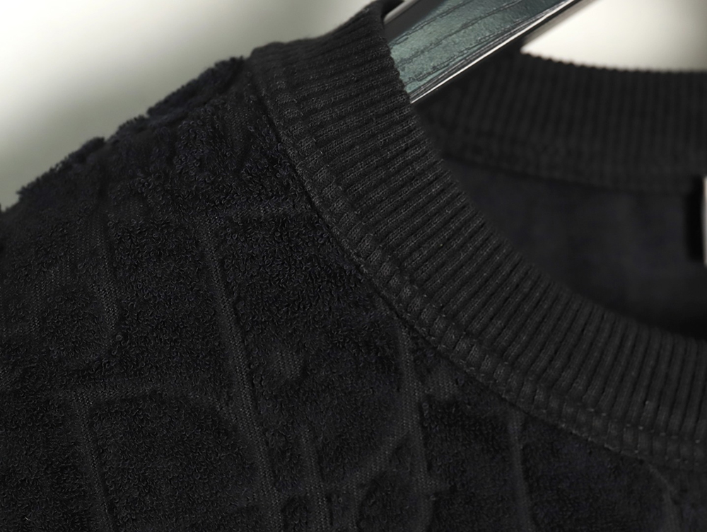 D*or classic jacquard full-print lettering short-sleeved t-shirt tsk1