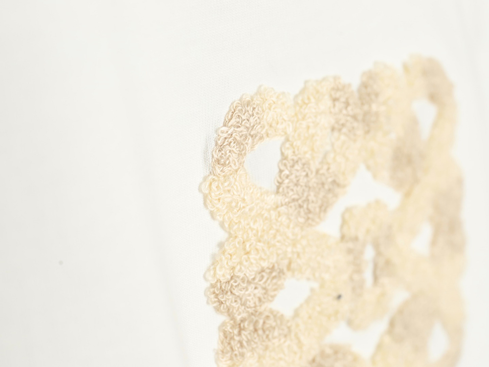 L0ew* towel embroidered short sleeve t-shirt